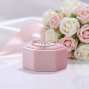 14k Rose Gold Diamond Option Stackable Wedding Band-Black Diamonds New York