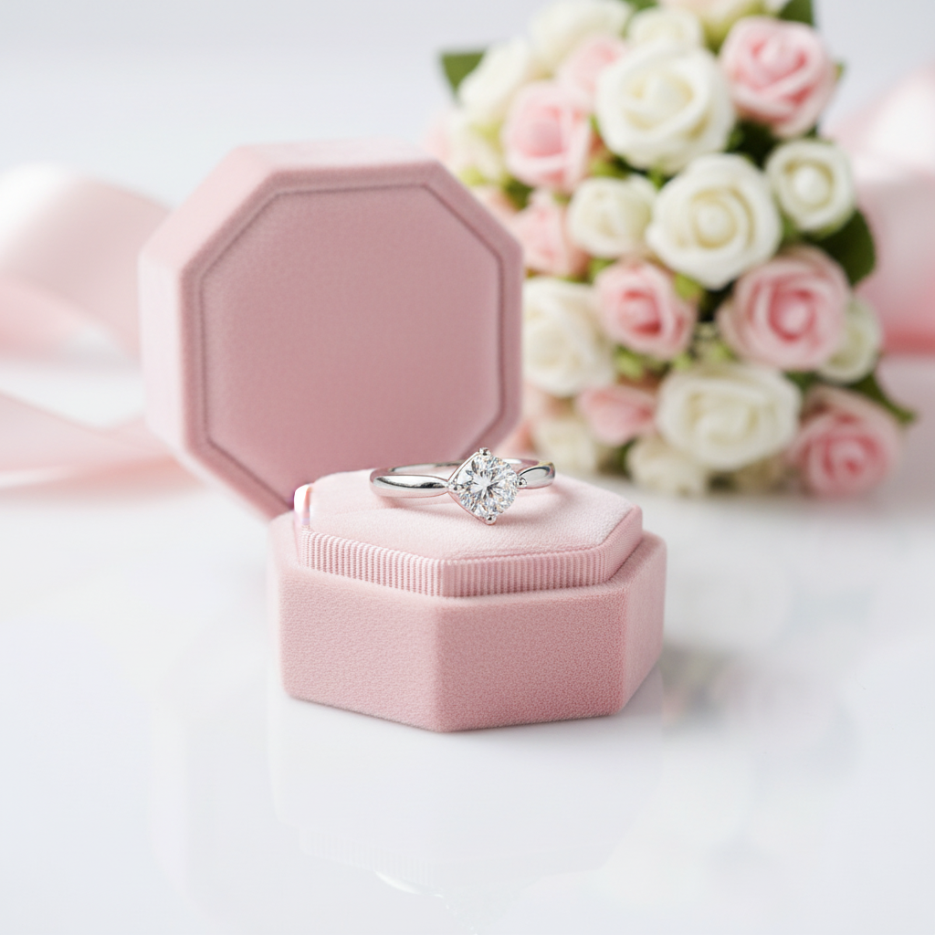 14k White Gold 1ct Diamond Option Ring-Black Diamonds New York