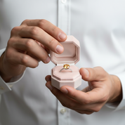 14k White Gold 2ct Yellow Topaz Diamond Option Ring-Black Diamonds New York