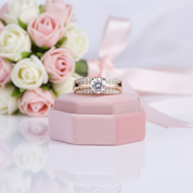 14k Yellow Gold Diamond Option Engagement Ring-Black Diamonds New York