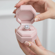 14k Gold 1.2 Ct Moonstone Round Cut Halo Engagement Ring-Black Diamonds New York