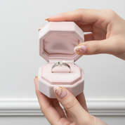 14k White Gold Round Diamond Casual Engagement Ring