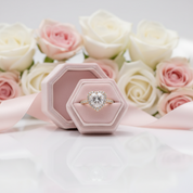 14k Yellow Gold Heart Cut 4.0ct 10mm Diamond Halo Engagement Ring-Black Diamonds New York