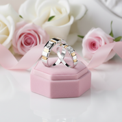 14k Yellow and White Gold Round Diamond Classic Engagement Ring