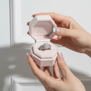 1.5 Ct Oval Cut Diamond Option Engagement Ring Set-Black Diamonds New York