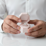 1.5 Ct Princess Cut Diamond Engagement Ring-Black Diamonds New York