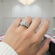 1.5 CT Round Cut Men's Wedding Ring-Black Diamonds New York