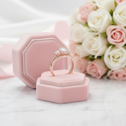 1.50 ct Diamond Option 14k Rose Gold Ring Set-Black Diamonds New York