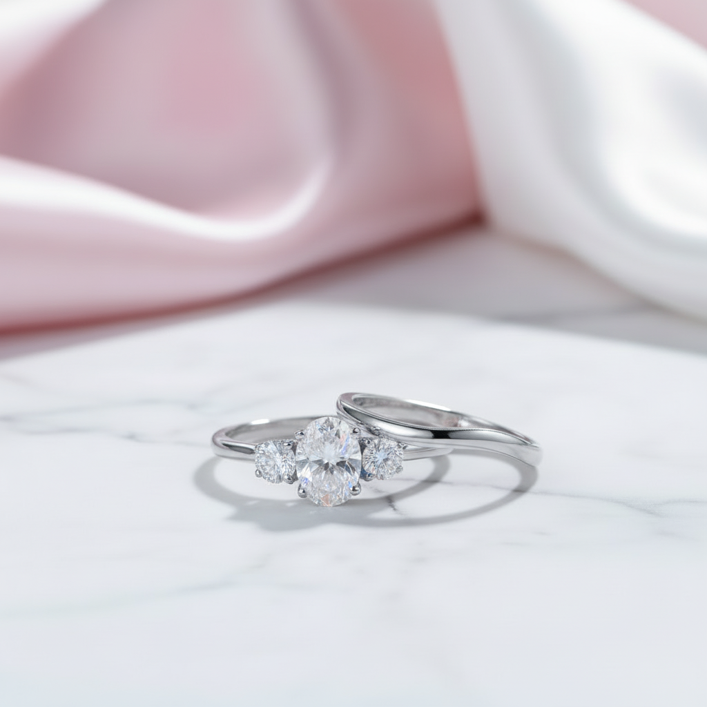 1.50 ct Diamond Option 14k Rose Gold Ring Set-Black Diamonds New York