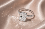 Elegant 3.0ct Radiant Cut Diamond Option Engagement Ring-Black Diamonds New York