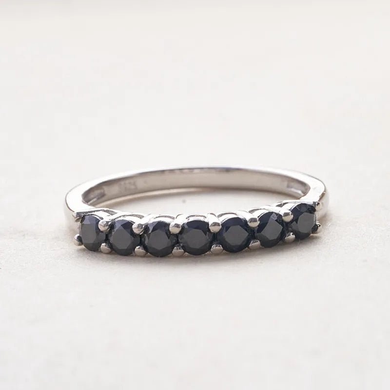 1.7 Ctw Round Diamond Option Engagement Ring Set-Black Diamonds New York