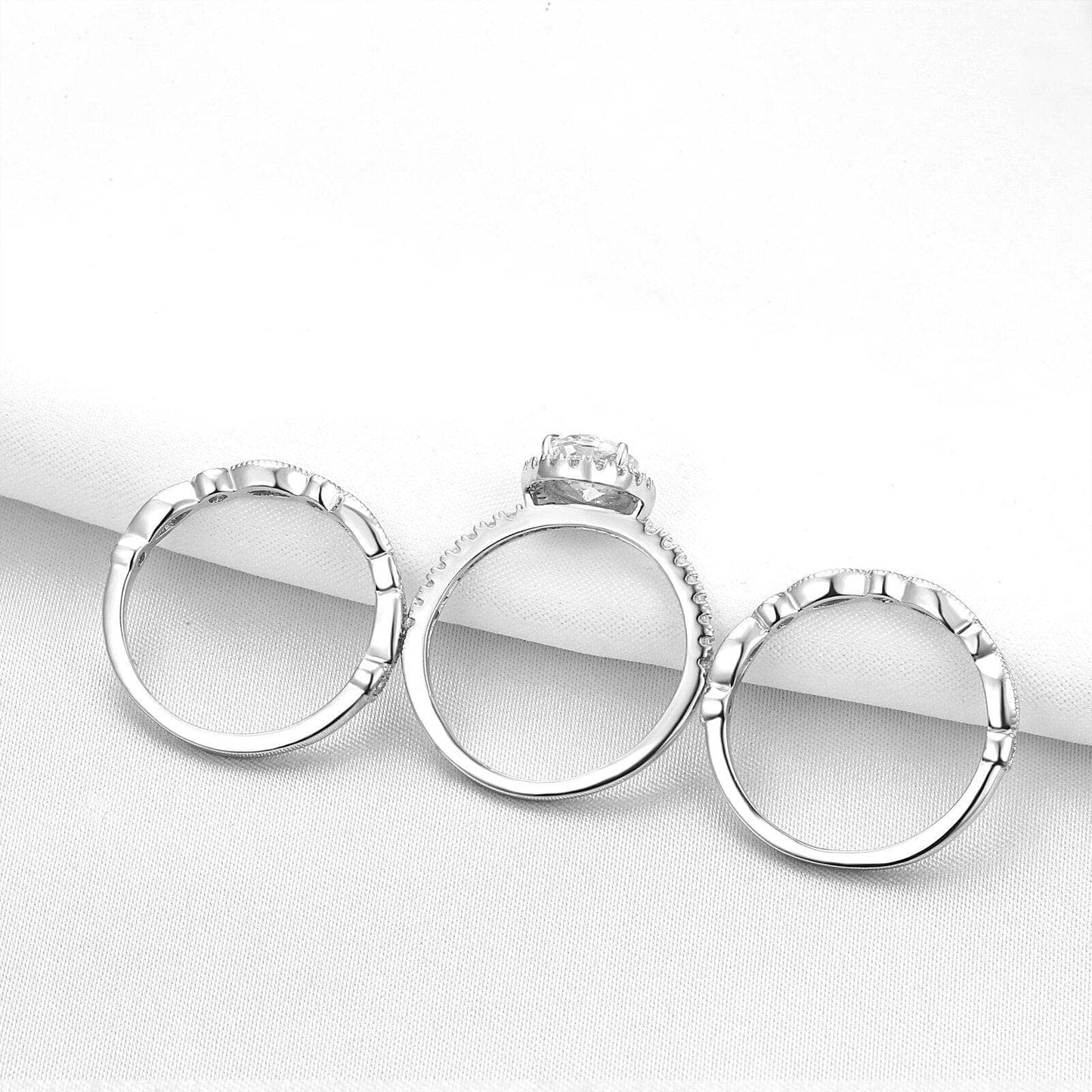 1.8ct Oval Cut Cubic Zircon Ring - Black Diamonds New York