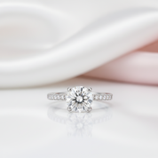 1.8Ct Round Cut Diamond Option Wedding Engagement Ring-Black Diamonds New York