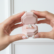 18k Rose Gold 5.0 Ct Round Cut Diamond Engagement Ring-Black Diamonds New York