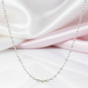18k Rose Gold Chain Necklace-Black Diamonds New York