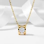 18k Rose Gold Diamond Option Bull Head Pendant Necklace-Black Diamonds New York