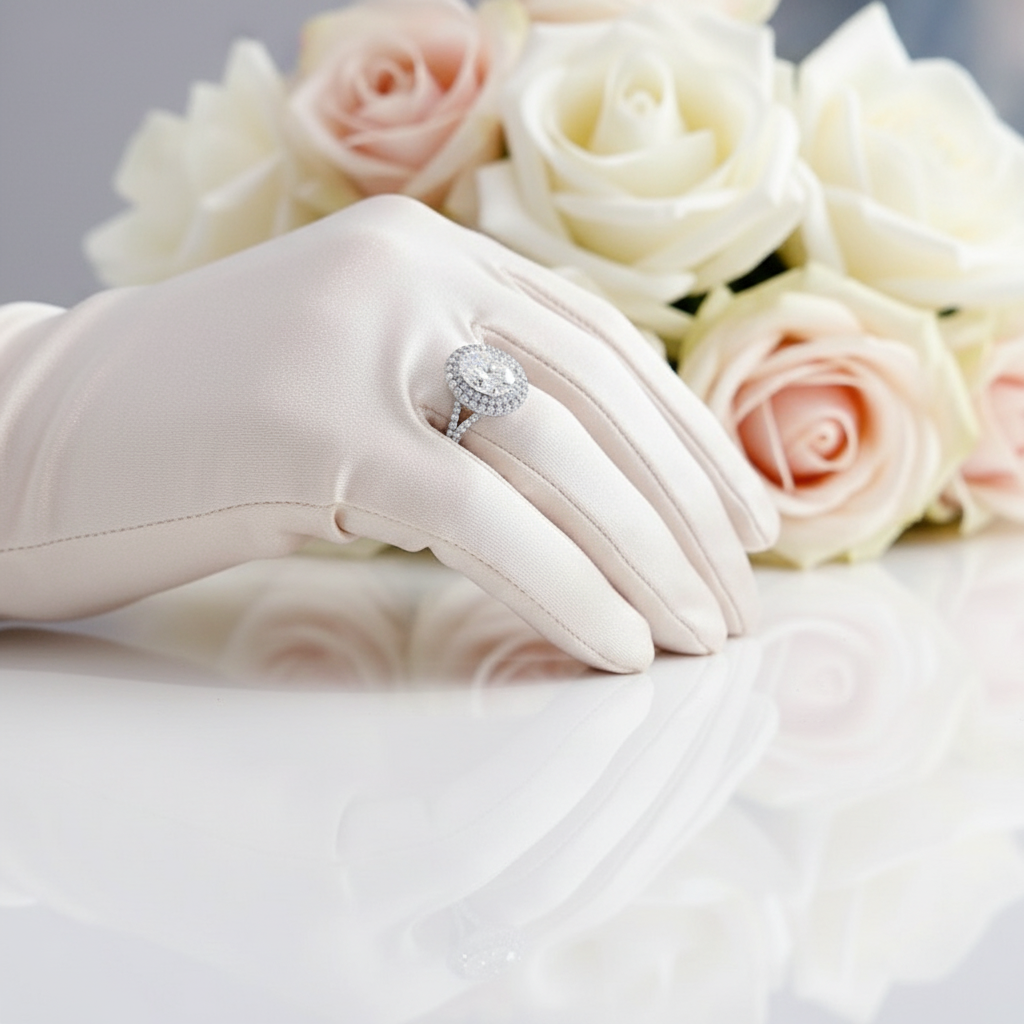 18k White Gold 1.5 Ct Oval Cut Diamond Halo Engagement Ring-Black Diamonds New York