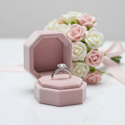 18K White Gold 5.0ct Round-Cut Sparkling Diamond Option Engagement Ring-Black Diamonds New York