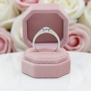 18k White Gold Round Cut 0.5 Carat 5mm Diamond Men's Ring-Black Diamonds New York