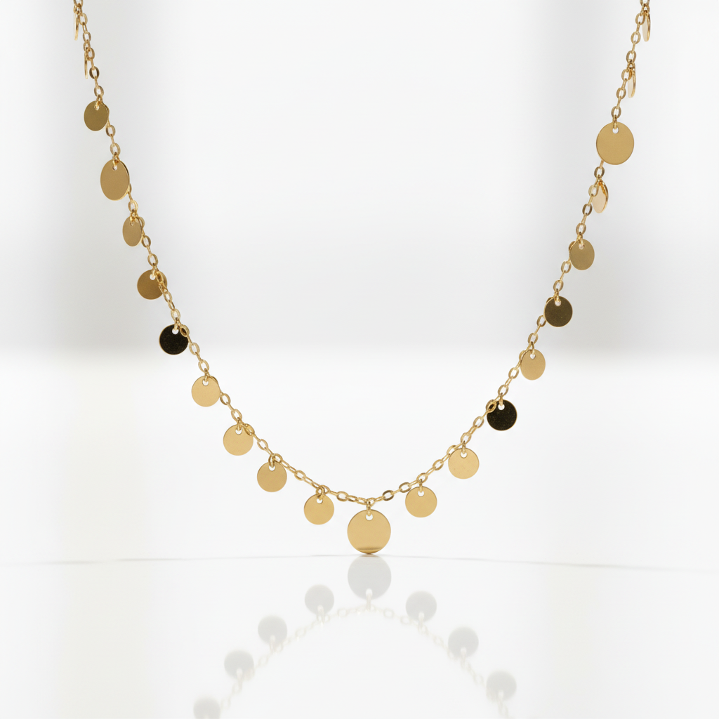 18K Yellow Gold Adjustable Pendant Necklace-Black Diamonds New York