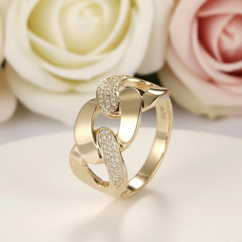 18k Yellow Gold Diamond Wedding Band-Black Diamonds New York