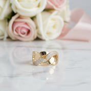 18k Yellow Gold Diamond Option Wedding Band-Black Diamonds New York