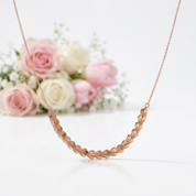 18k Yellow Gold Phoenix Tail Chain Necklace-Black Diamonds New York