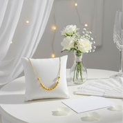 18k Yellow Gold Ball Pendant Necklace-Black Diamonds New York