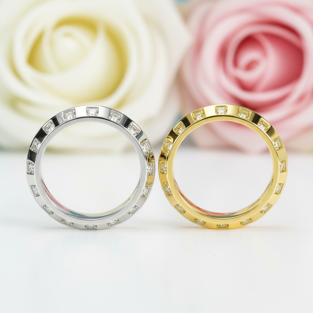 1.8mm Round Diamond Eternity Wedding Band-Black Diamonds New York