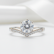 1CT Diamond Option Classic Engagement Ring-Black Diamonds New York
