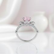 1Ct D Color Antique Style Round Diamond Engagement Ring-Black Diamonds New York