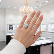 1Ct VVS1Heart Diamond Wedding Ring-Black Diamonds New York