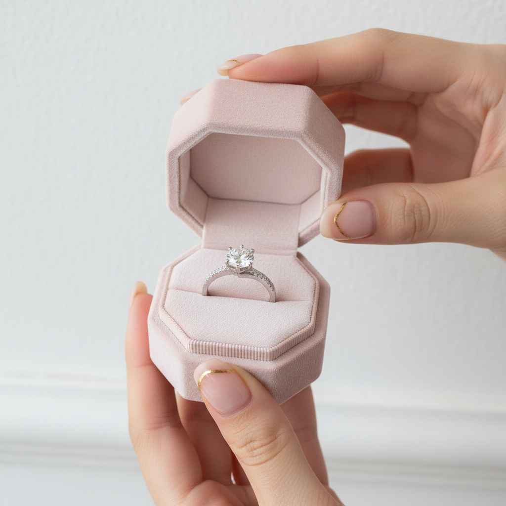 1Ct VVS1 Snowflake Diamond Engagement Ring-Black Diamonds New York