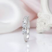 1.25 Ct Five Diamond Option Bridal Ring-Black Diamonds New York