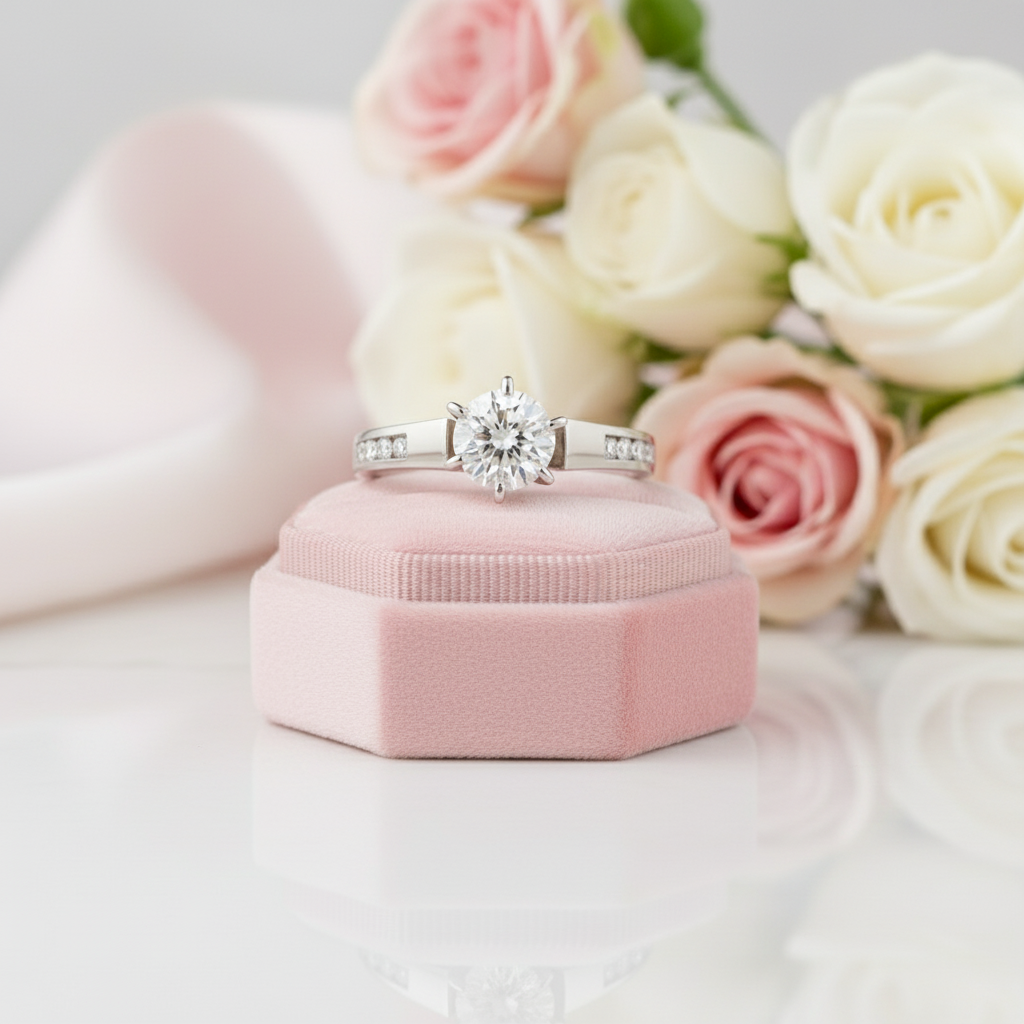 1.25 Ct Round Cut Diamond Wedding Engagement Ring-Black Diamonds New York