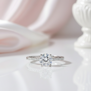 1.25 Ct Diamond Classic Engagement Ring-Black Diamonds New York