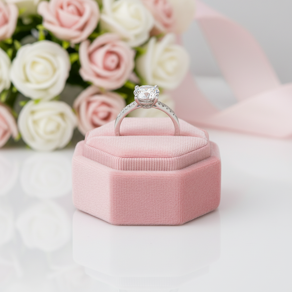 1.25 Ct Diamond Classic Engagement Ring-Black Diamonds New York