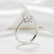 1.25 Ct Diamond Classic Engagement Ring-Black Diamonds New York