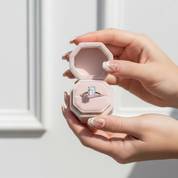 1.0 Ct Oval Cut Diamond Option Solitaire Engagement Ring-Black Diamonds New York