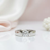 1ct 6.5mm Excellent Cut Diamond Option Wedding Band-Black Diamonds New York