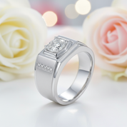 1ct. 6.5mm Solitaire Diamond Men's Wedding Band-Black Diamonds New York