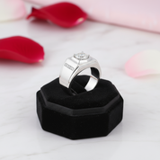 1ct. 6.5mm Solitaire Diamond Men's Wedding Band-Black Diamonds New York