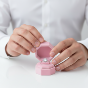 1ct Flower Round Diamond Option Ring-Black Diamonds New York