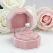 1ct Heart Cut Diamond Ring-Black Diamonds New York