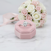 6.5mm 1Ct Diamond Option Engagement Ring-Black Diamonds New York
