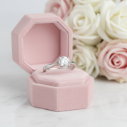 1ct Diamond 14k White Gold Ring-Black Diamonds New York