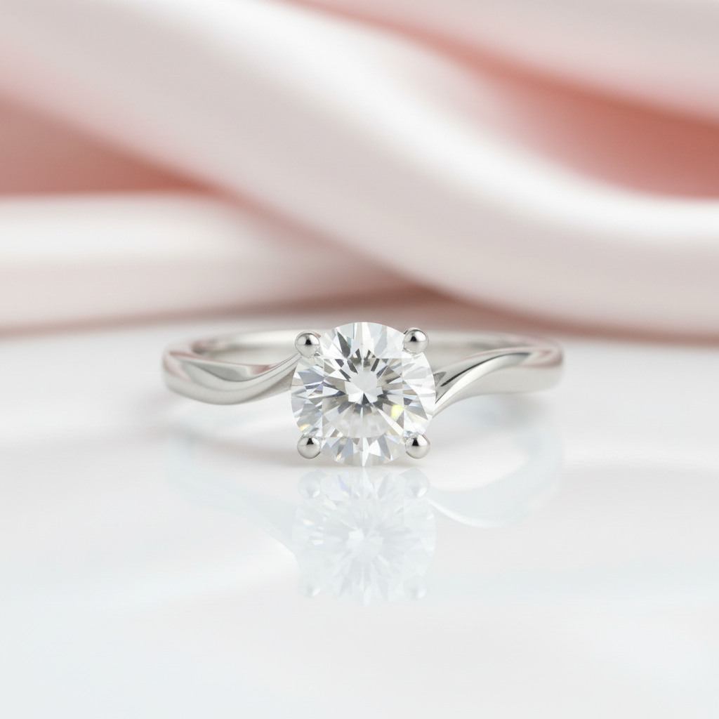 1ct Diamond Option 14k White Gold Ring-Black Diamonds New York