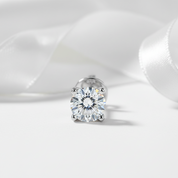 1ct Diamond Option 1pc Men's Earrings-Black Diamonds New York