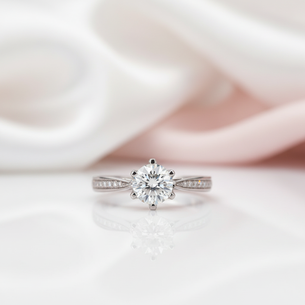 1ct Diamond Option Engagement Ring-Black Diamonds New York