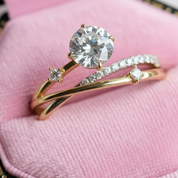 1.0 Ct Diamond Wedding Ring-Black Diamonds New York